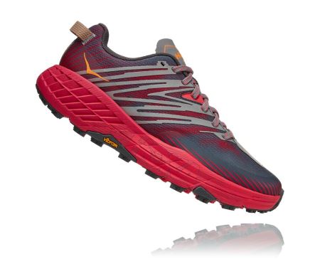 Hoka One One Speedgoat 4 - Tenis Corrida Largos Mulher Rosa | PT-PWFd108